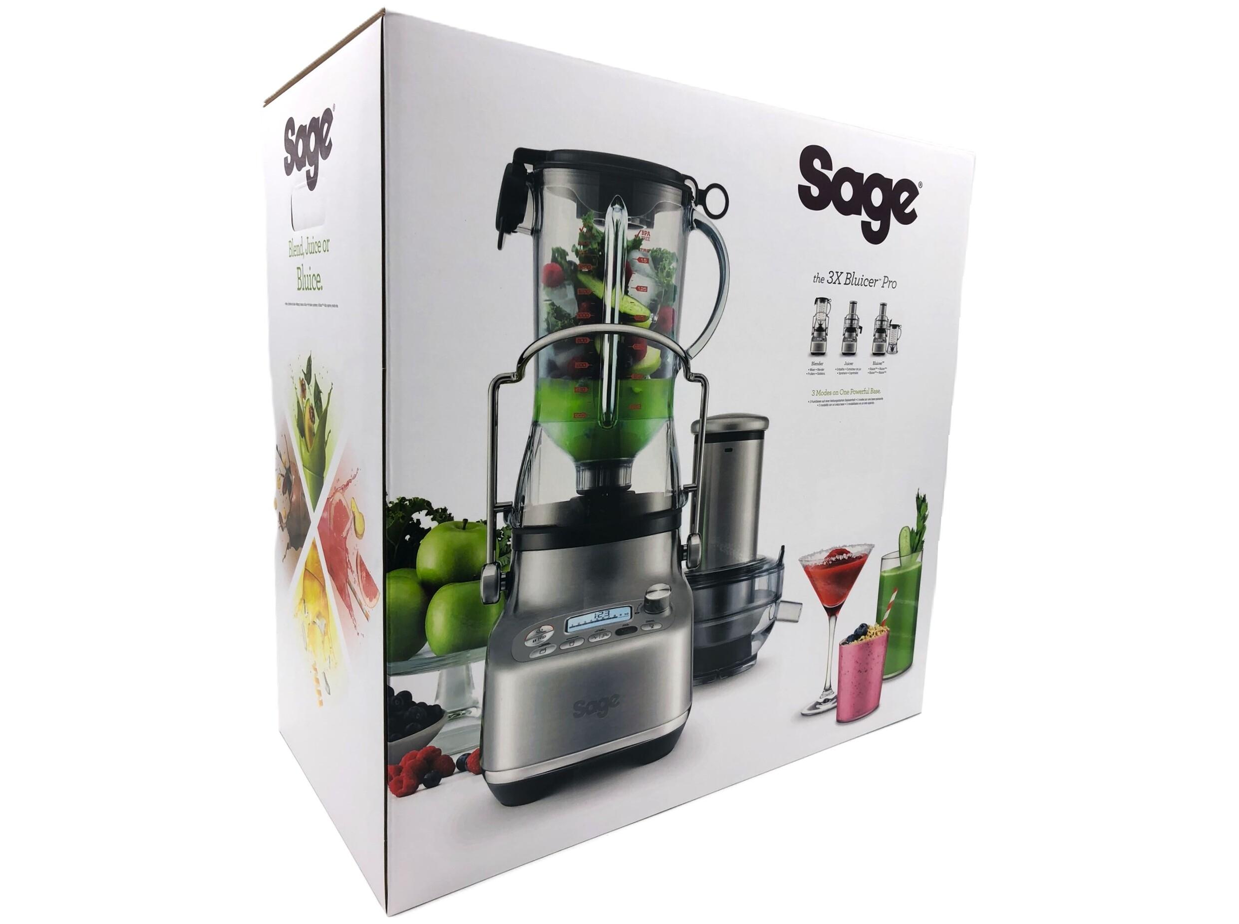 Sage the 3X Bluicer Pro SJB815 juicer og blender, 3 l rustfrit stål
