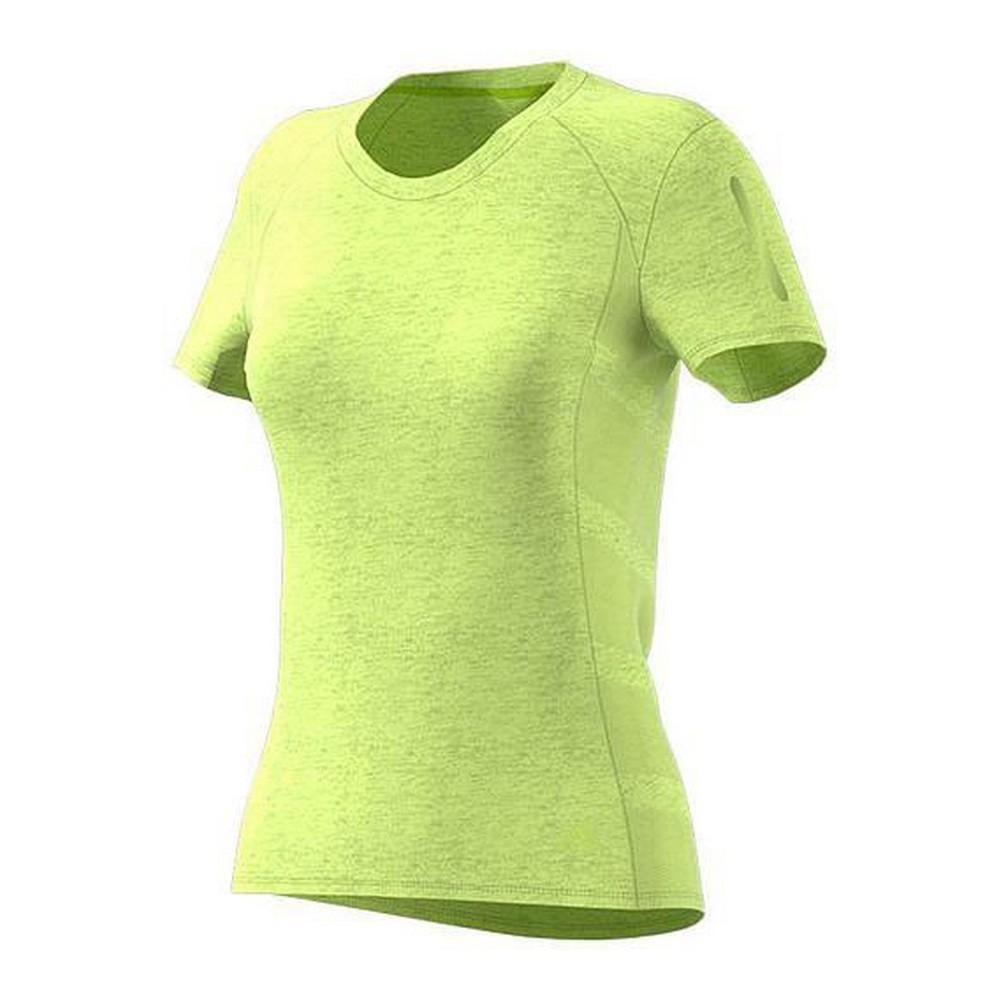 Kortærmet Shirt Til Kvinder Adidas 37c Cg1084 Gul