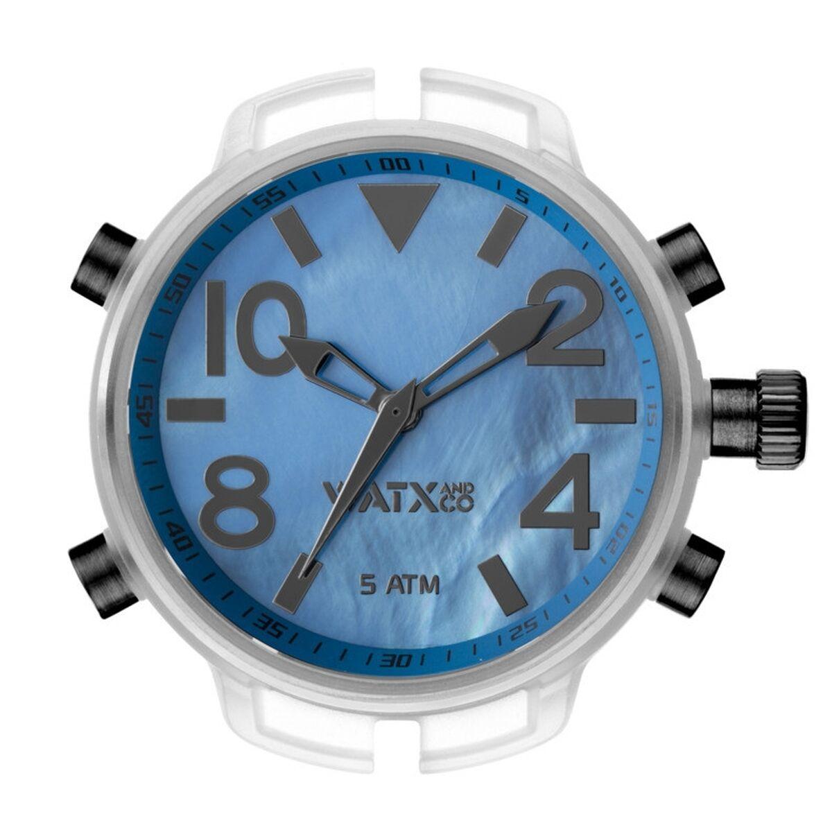 Watx & Colors RWA3712 herreur - 49 mm, blå skive, 5 ATM
