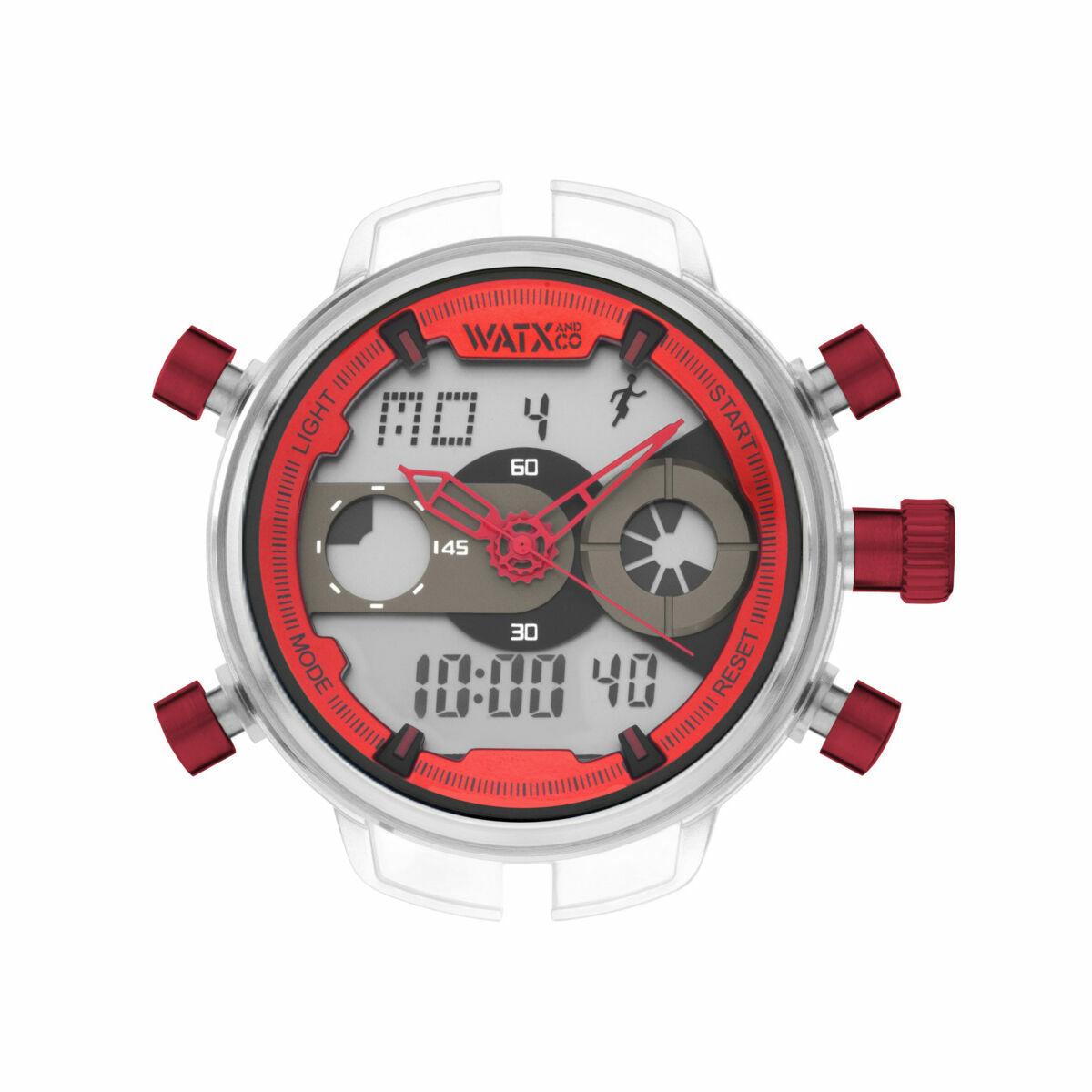 Watx & Colors RWA2705R unisex armbåndsur - grå, Ø 49 mm
