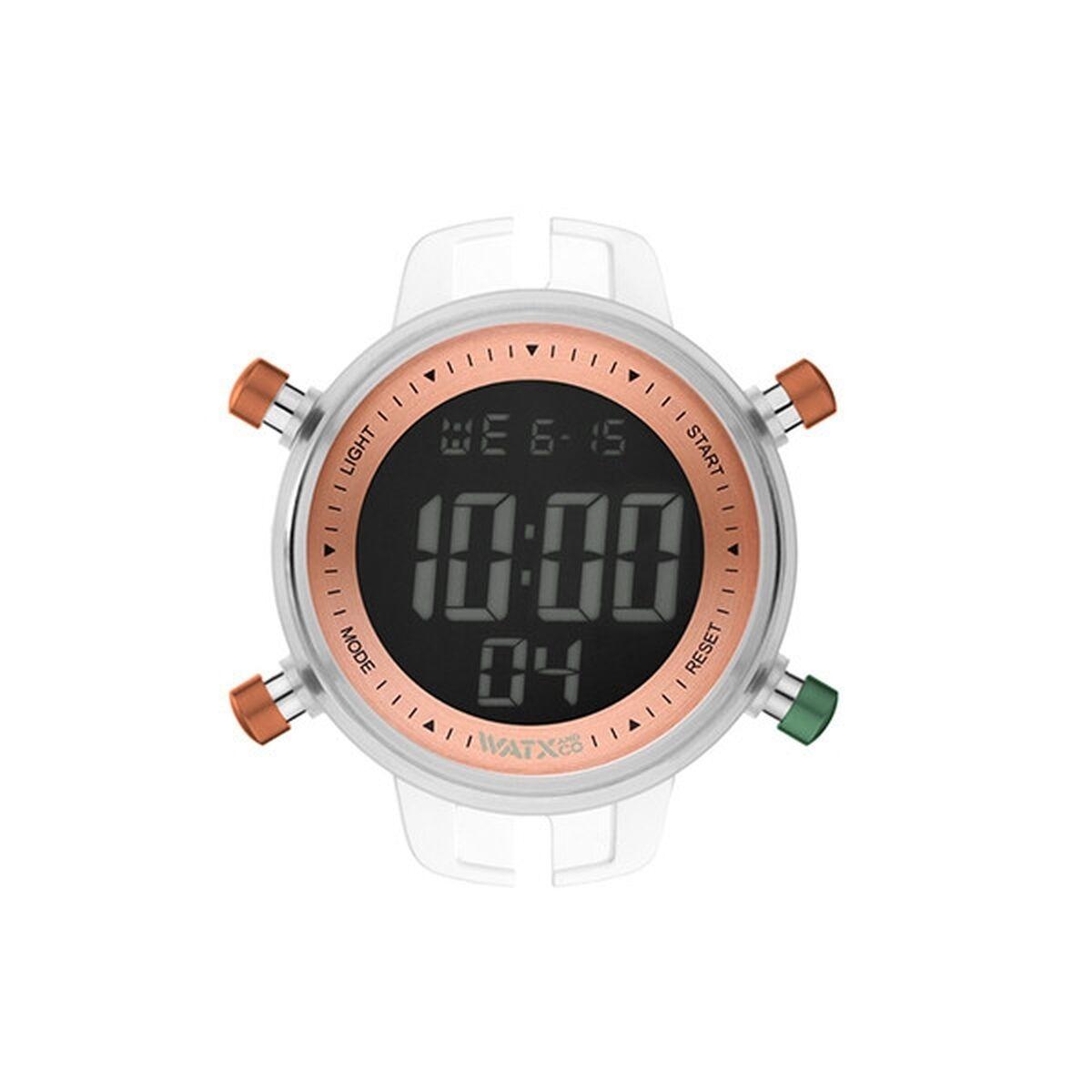 Watx & Colors RWA1161 herreur - digitalt unisex armbåndsur 43 mm