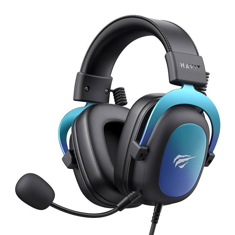 Sluchawki gamingowe bluetooth HAVIT H2002U PRO (czarno-niebieskie)