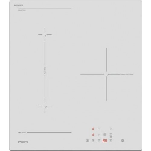 MPM MPM-45-IM-16/W induktionskogeplade til indbygning – hvid, 45 cm
