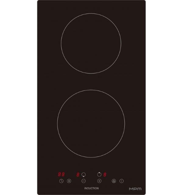 MPM MPM-30-IM-12/N induktionskogeplade 30 cm – sort, 2 zoner