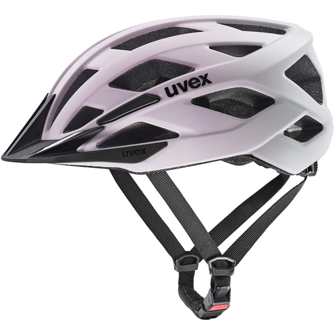 uvex i-vo 2 cykelhjelm – 56–60 cm, powder/grey mat