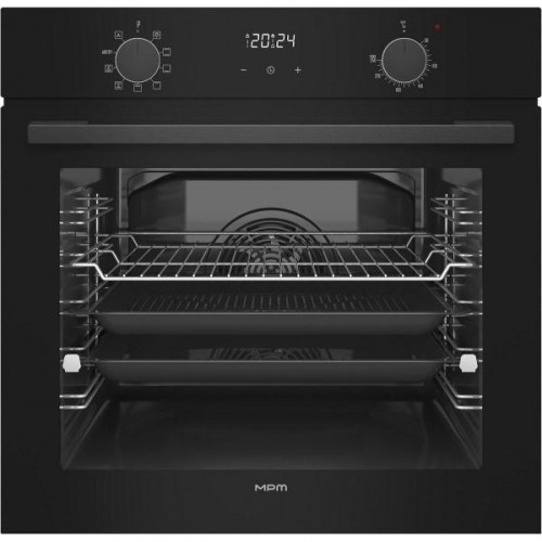 MPM MPM-63-BO-30 indbygningsovn - elektrisk, 76 l, sort