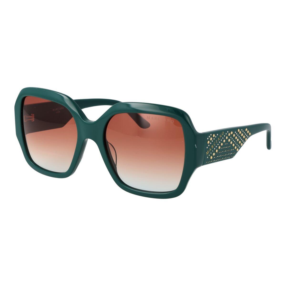 Guess by Marciano GM00014 5698F - dame solbriller, grøn, firkantet