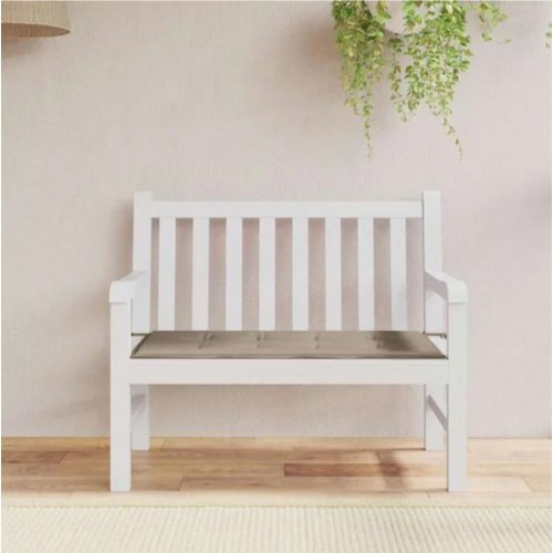 Hynde til havebænk 120×50×4 cm i oxfordstof - gråbrun