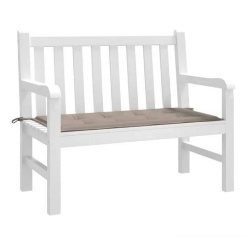 Hynde til havebænk 120×50×4 cm i oxfordstof - gråbrun