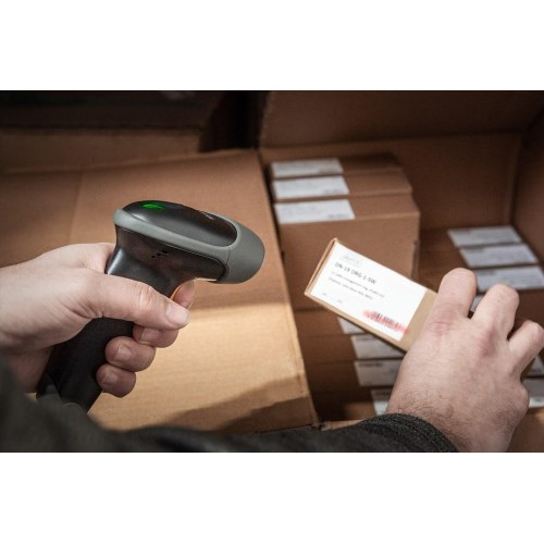 DIGITUS DA-81003 2D håndholdt stregkodescanner - batteridrevet med Bluetooth og QR-kode