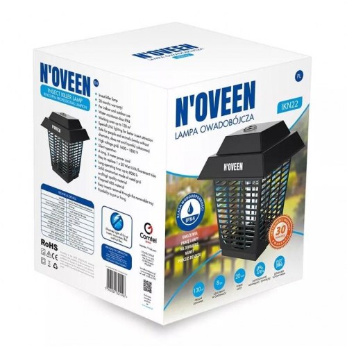 Insektlampe N'OVEEN IKN22 IPX4 Professional Lampion - sort