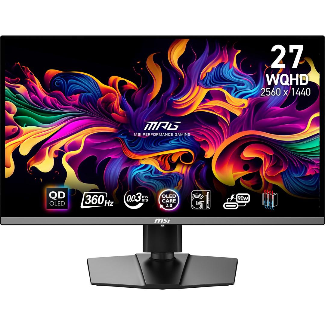 MSI MPG 271QRX QD‑OLED 27" gaming-skærm - WQHD 2560 × 1440, 360 Hz billede