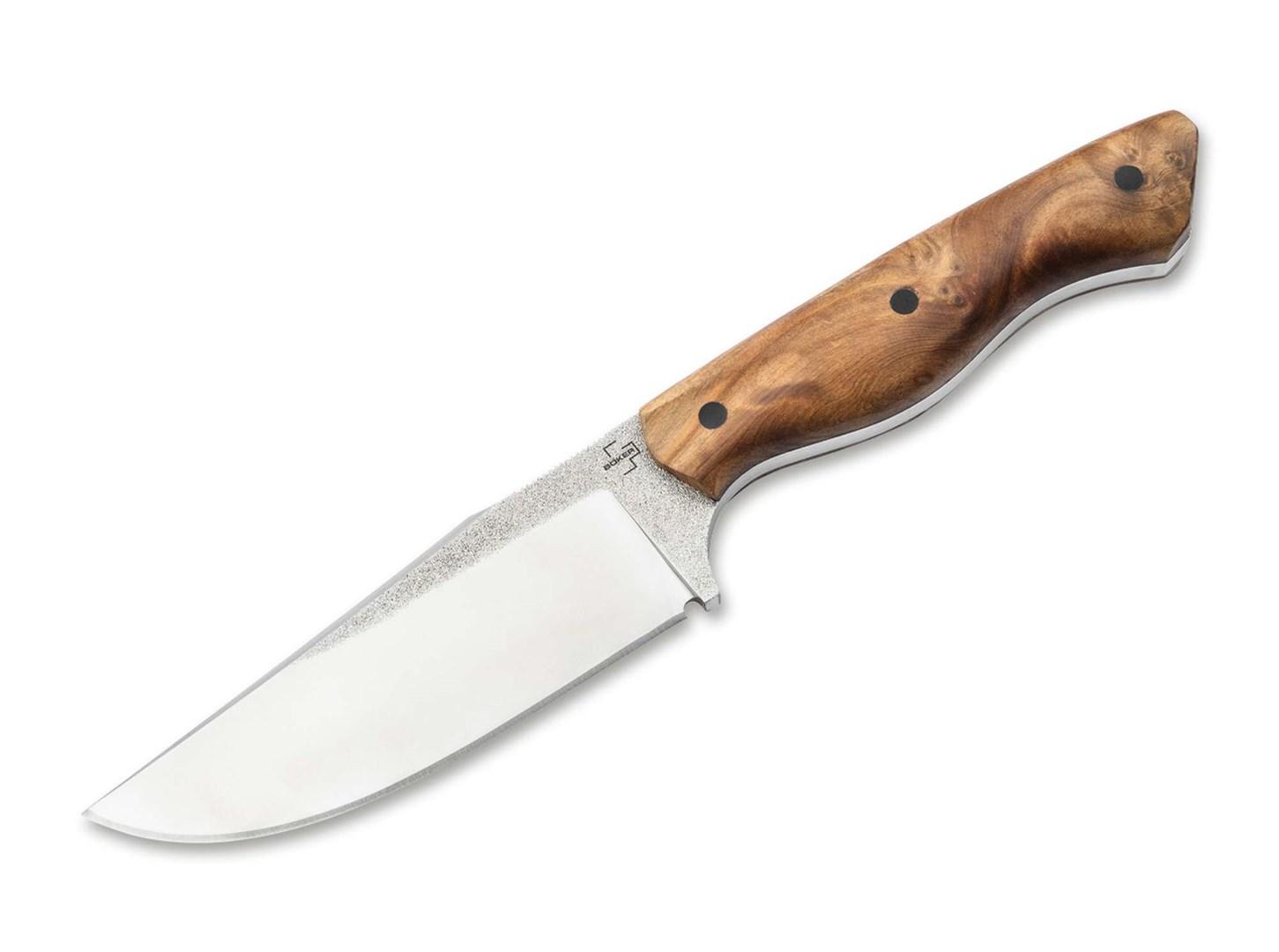 Böker Plus Overnighter D2 – fast kniv med træskaft