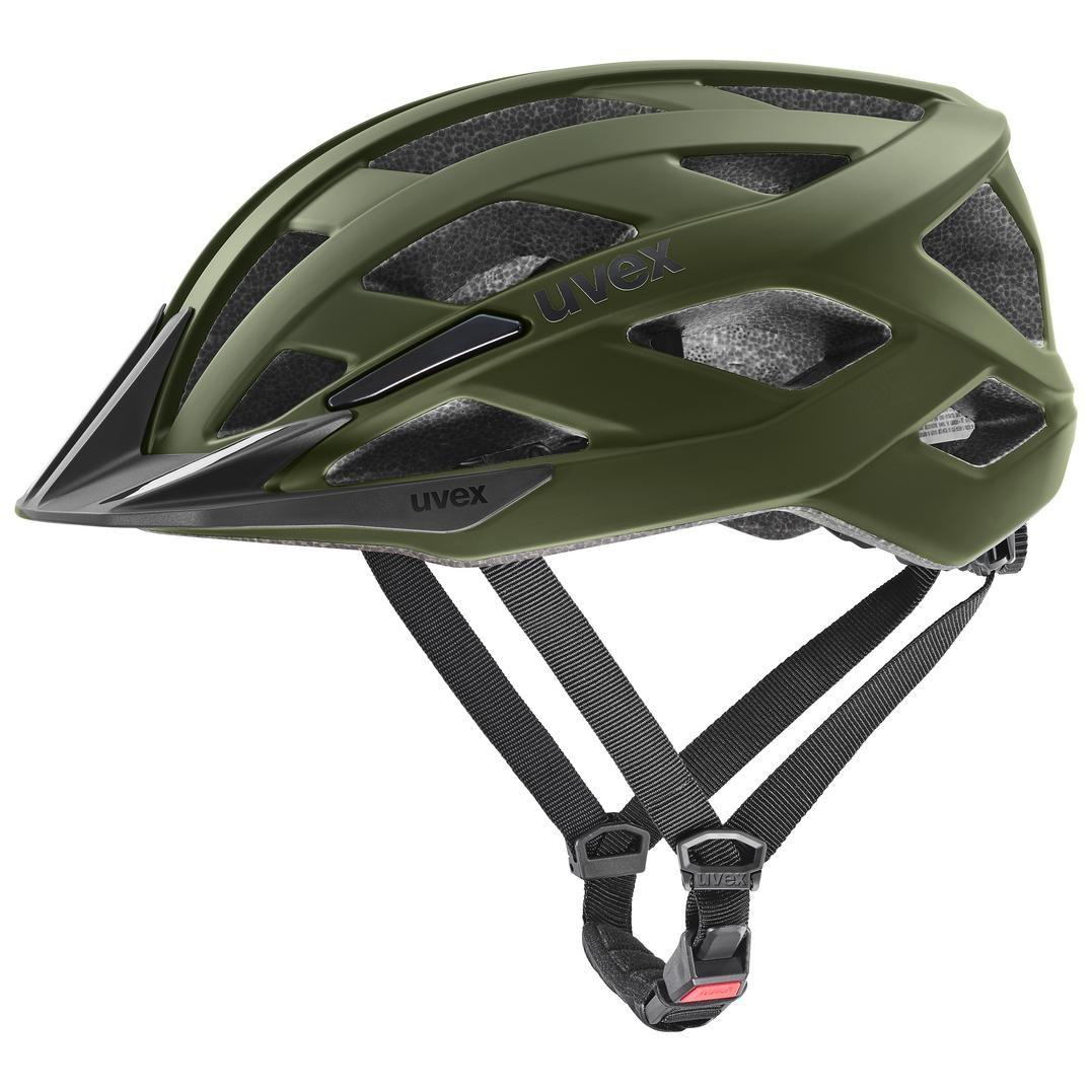 uvex i-vo 2 cykelhjelm 56-60 cm - mørk oliven, mat