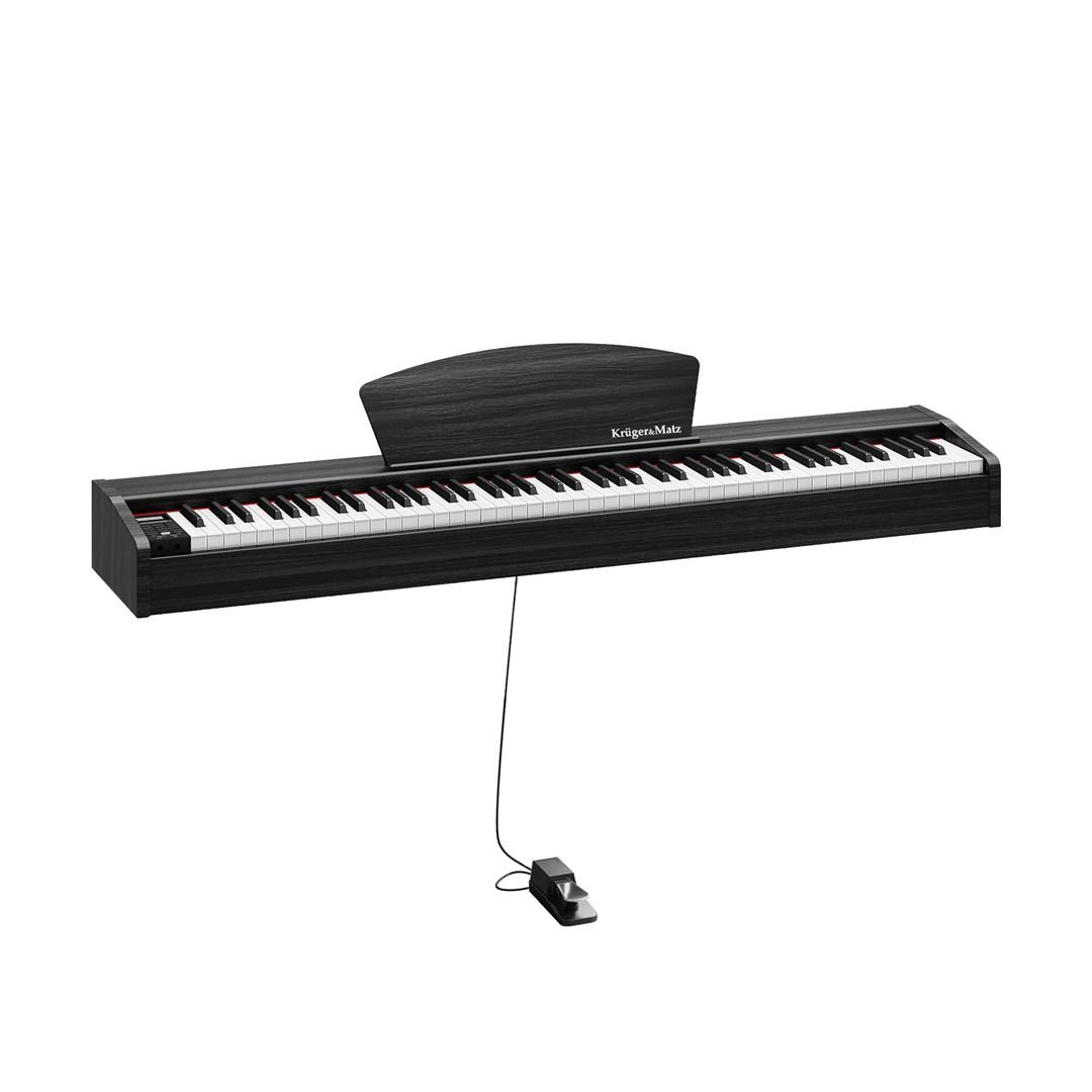 Kruger & Matz KMDP-45 digitalt klaver - mat sort, 88 tangenter
