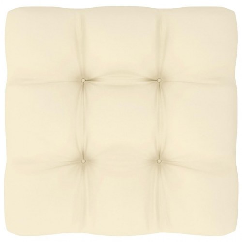 Loungesæt til haven 4 dele med hynder massivt fyrretræ