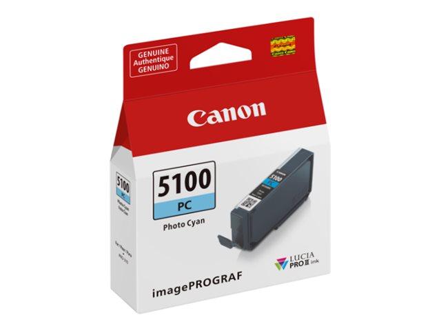 Canon PFI-5100 PC fotocyan blækbeholder 14,4 ml - imagePROGRAF PRO-310 billede