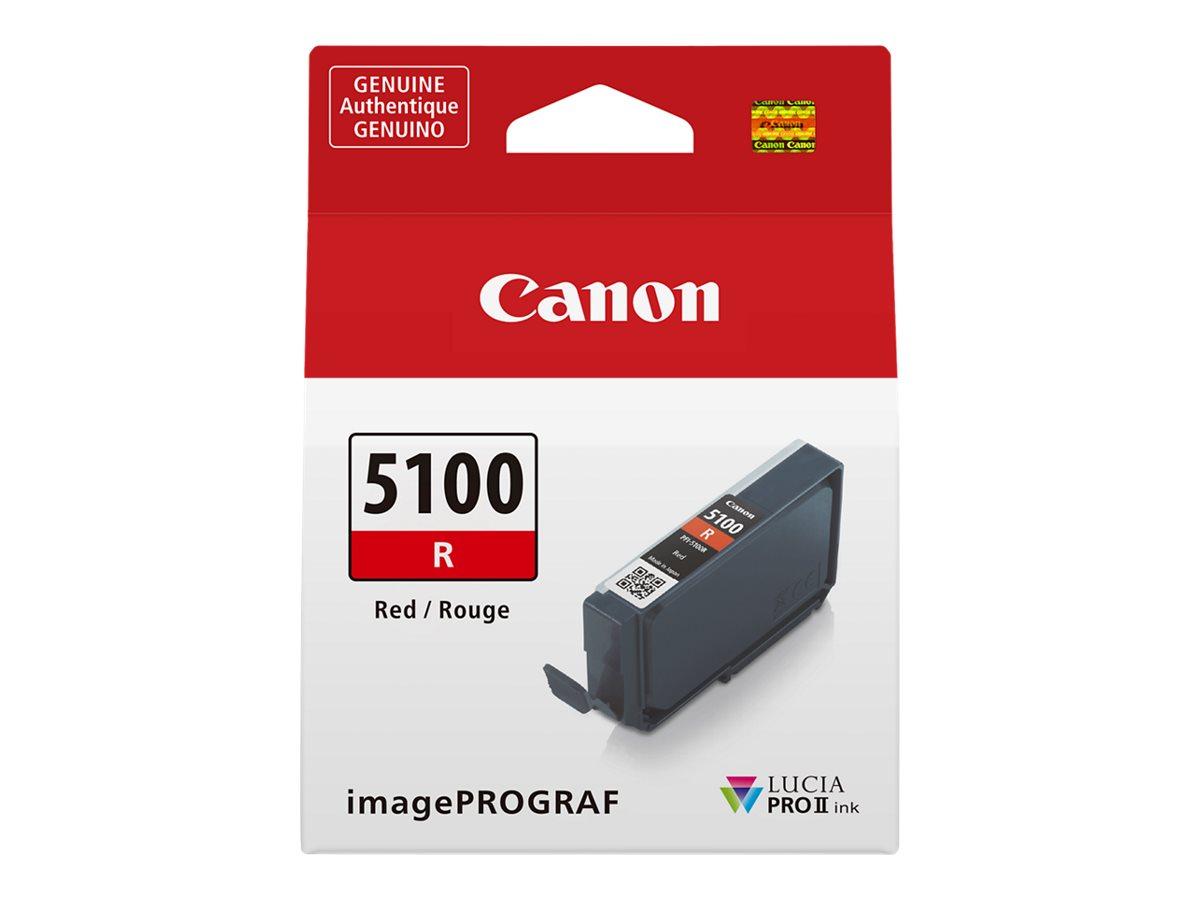Canon PFI-5100 R rød blækbeholder 14,4 ml til imagePROGRAF PRO-310 billede