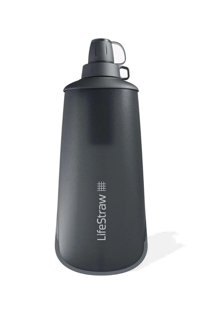 LifeStraw Peak Squeeze filterflaske 1 l - mørkegrå