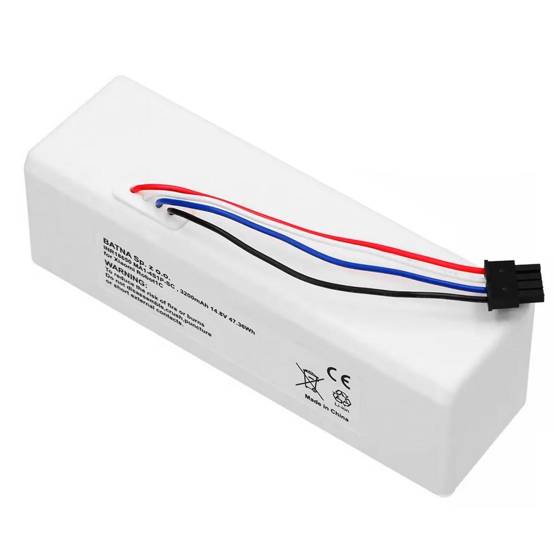 Xiaomi batteri til Robot 1C – 3.200 mAh 14,8 V 47,36 Wh (STYTJ01ZHM/Dreame MC1808)