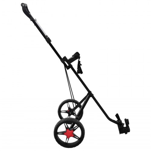 Golfvogn i jern - sort