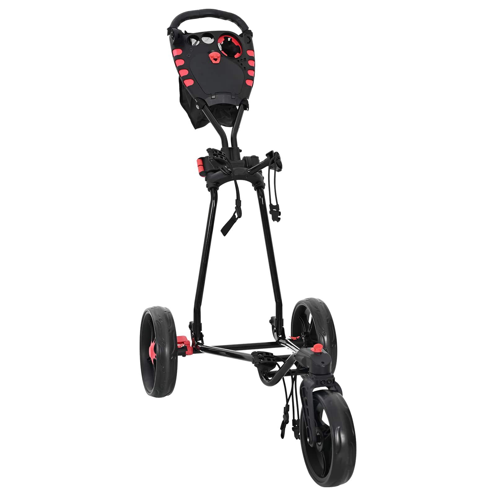 Golf Trolley Sort 110 x 60 x 132 cm Jern