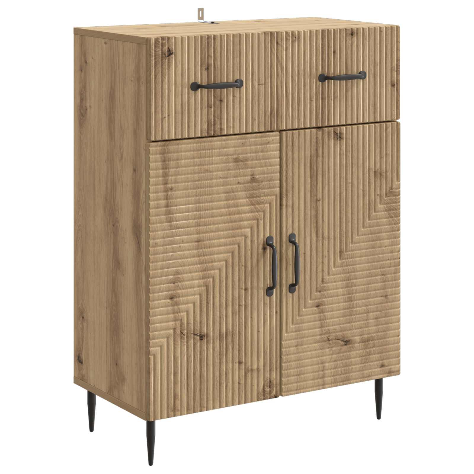 Sidebord Artisan-eg 66 x 34,5 x 89,5 cm Konstrueret træ