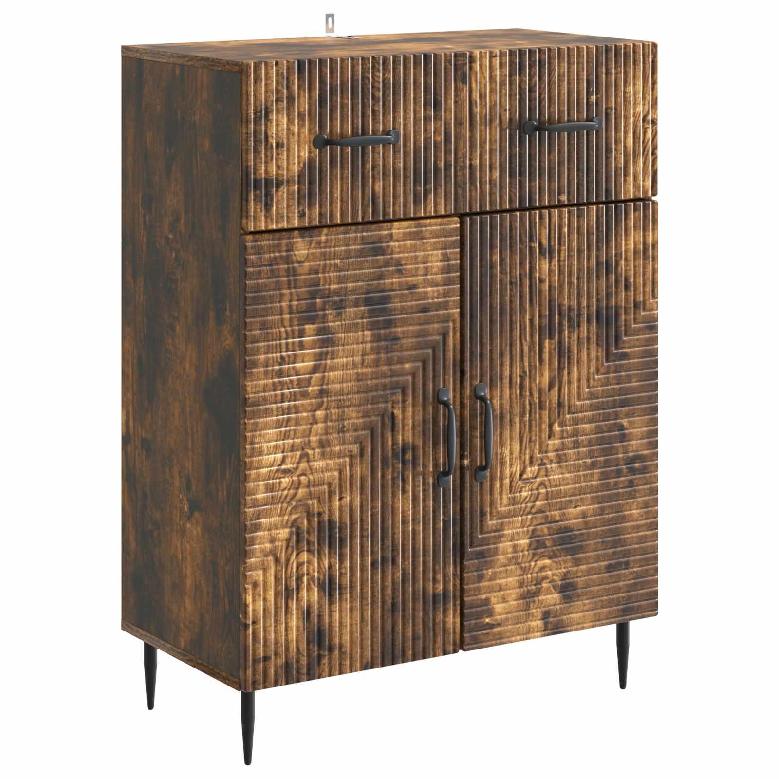 Sidebord Røget eg 66 x 34,5 x 89,5 cm Konstrueret træ