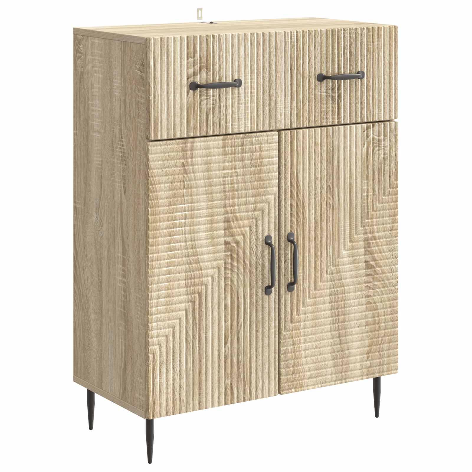 Sidebord Sonoma-eg 66 x 34,5 x 89,5 cm Konstrueret træ