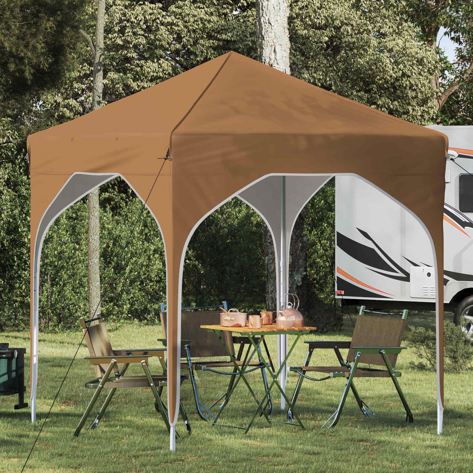 Pop-up Festtelt 194 x 194 x 245 cm Beige