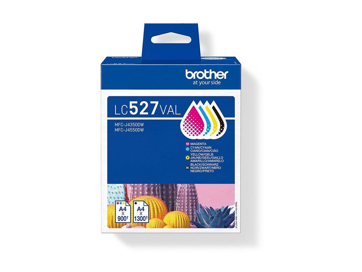 Brother LC527VAL blækpatroner - value pack (BK/C/M/Y) billede