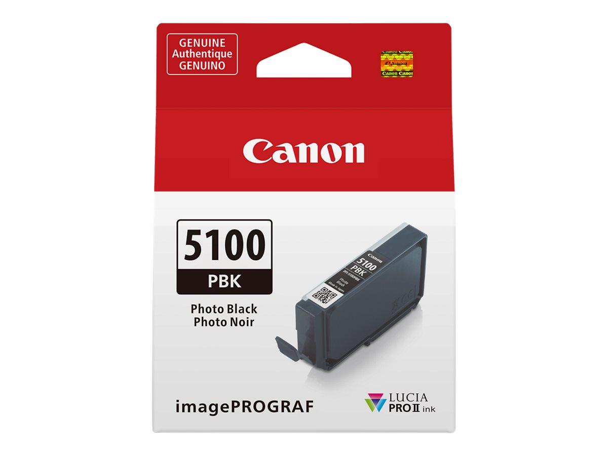 Canon PFI-5100 PBK foto-sort blækbeholder 14,4 ml billede