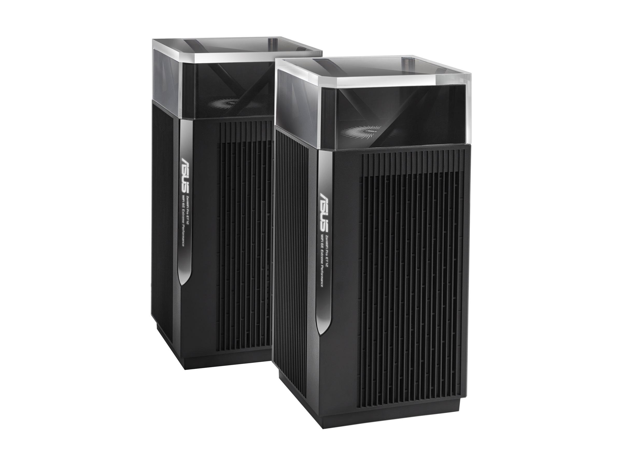 ASUS ZenWiFi Pro ET12 mesh Wi‑Fi 6E system - 2 pak billede