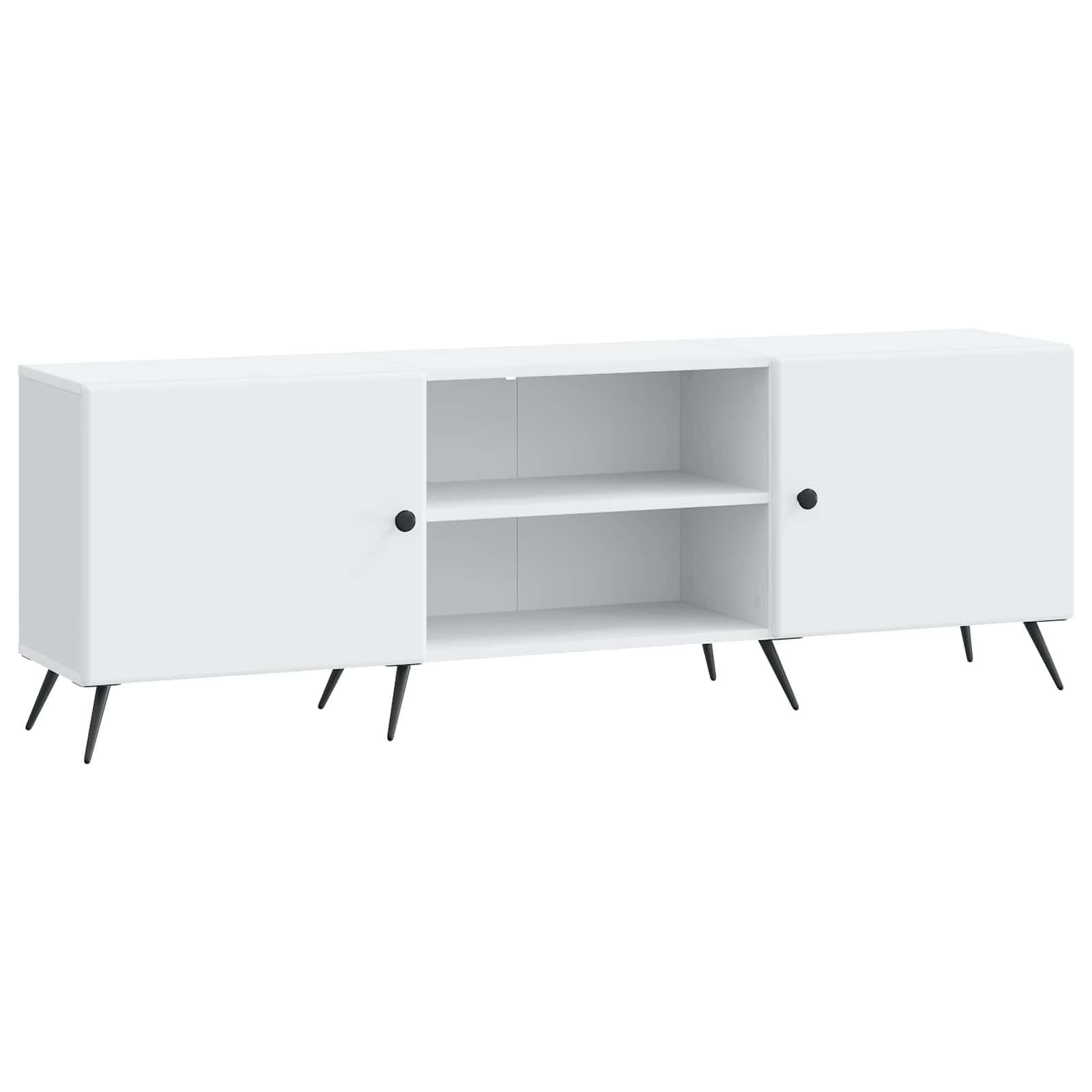 TV-skab Hvid 150 x 31 x 50 cm Konstrueret træ