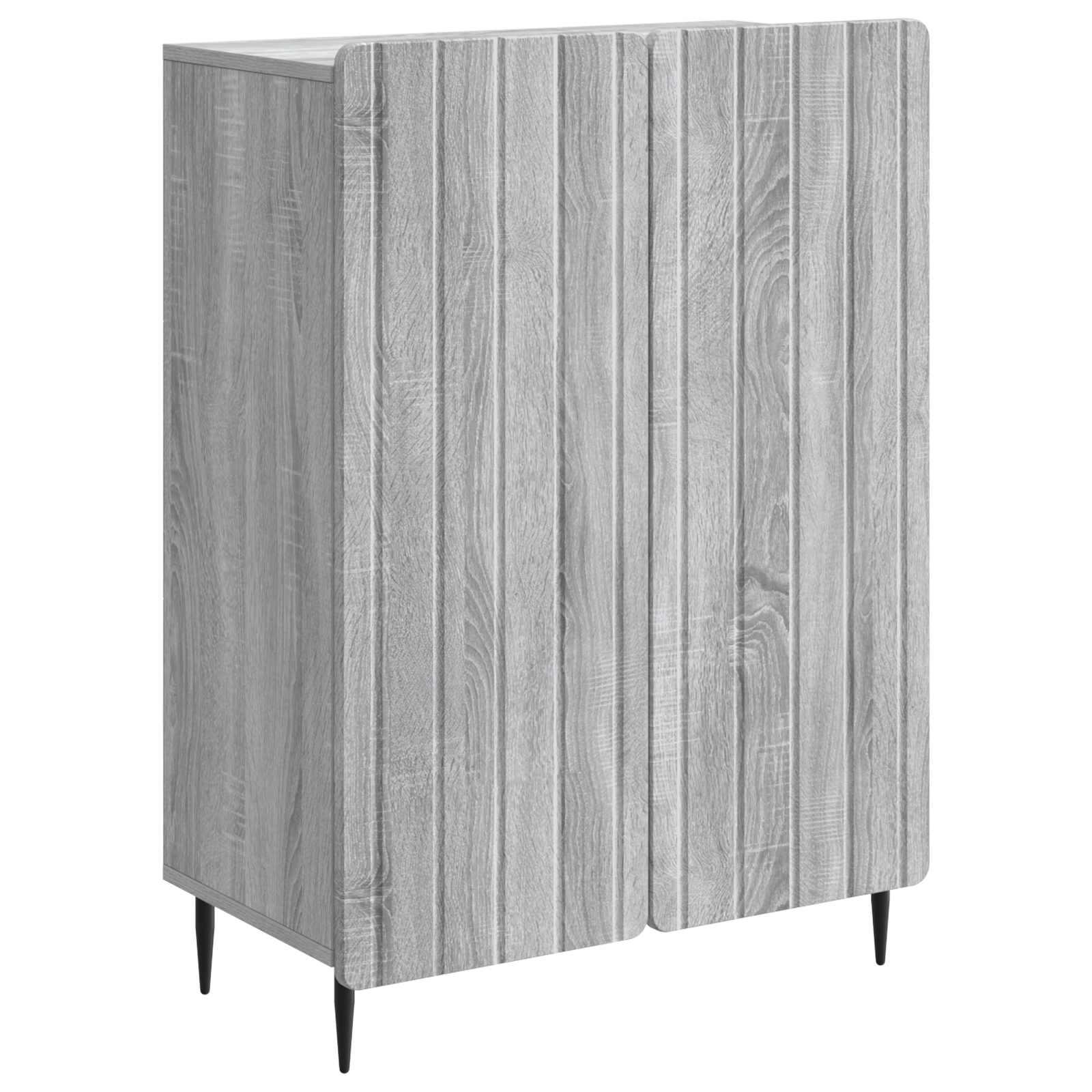 Sidebord Grå sonoma-eg 66 x 34,5 x 92 cm Konstrueret træ