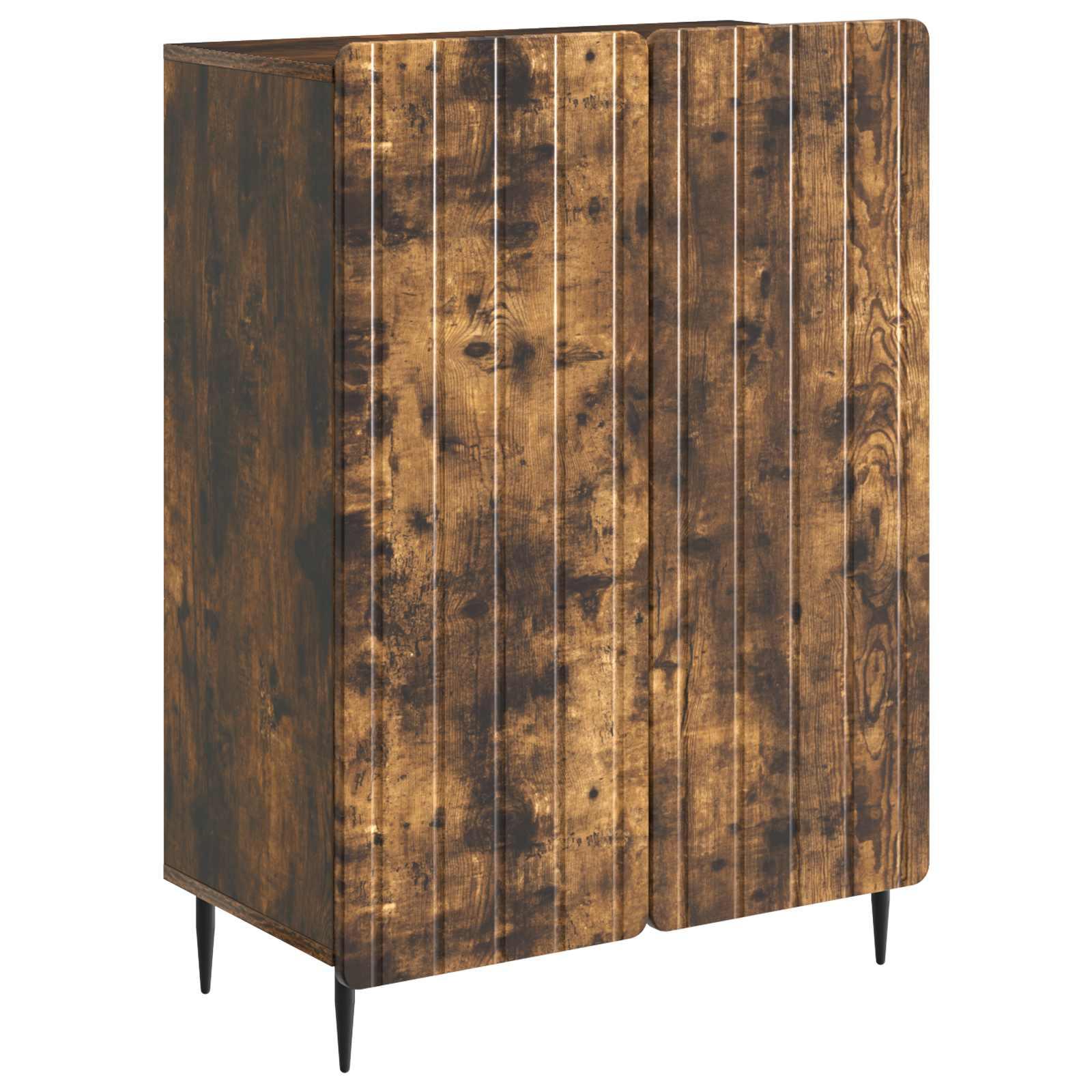 Sidebord Røget eg 66 x 34,5 x 92 cm Konstrueret træ