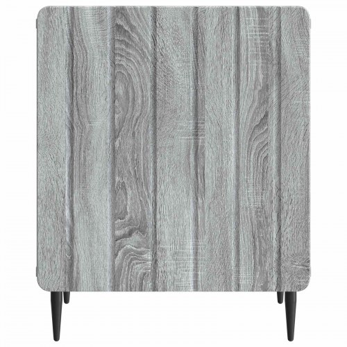 Natskab 2 stk Grå sonoma-eg 43 x 34,5 x 52 cm Konstrueret træ