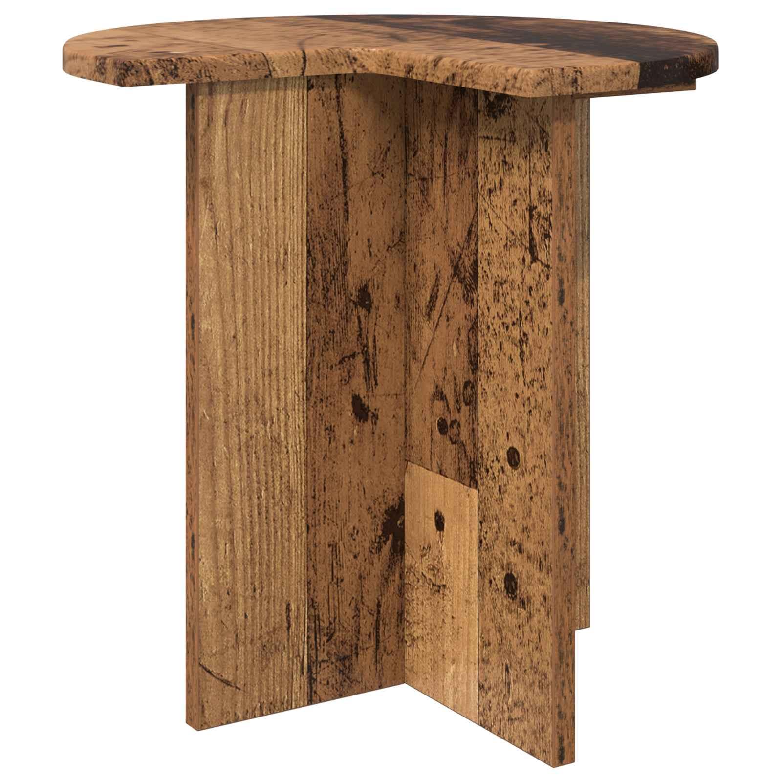 Sidebord Gammelt træ Ø 39 x 38 cm Konstrueret træ