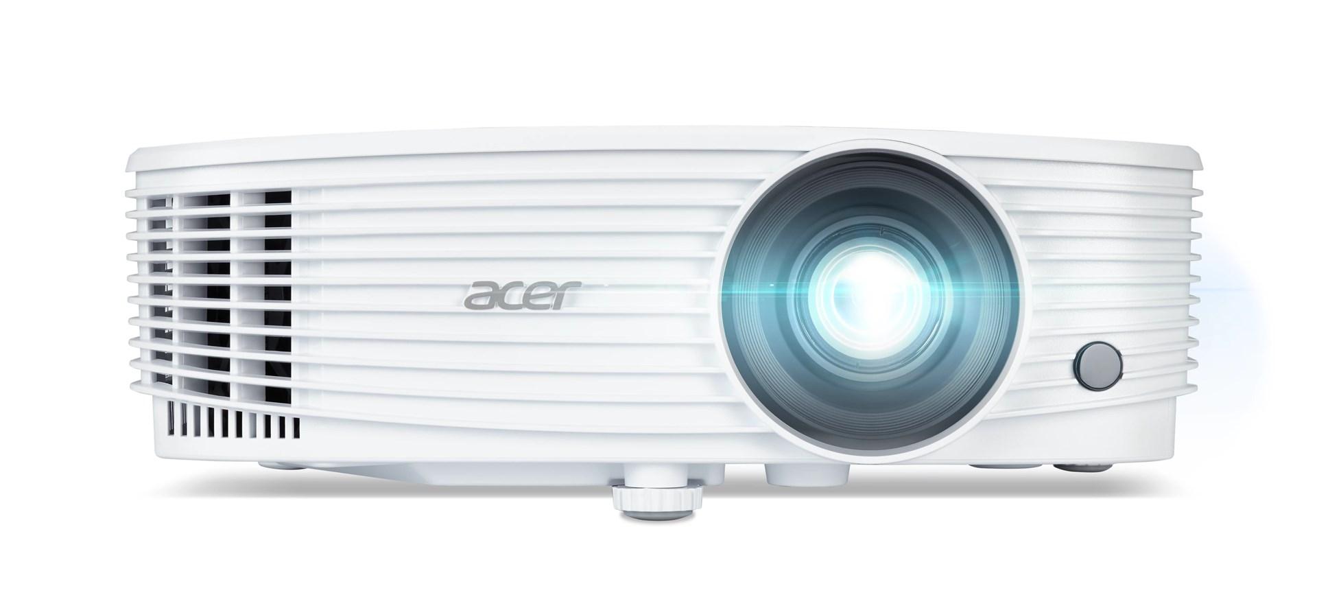 Acer P1357 projektor - 4.800 ANSI lumen, DLP WXGA, 3D - Hvid