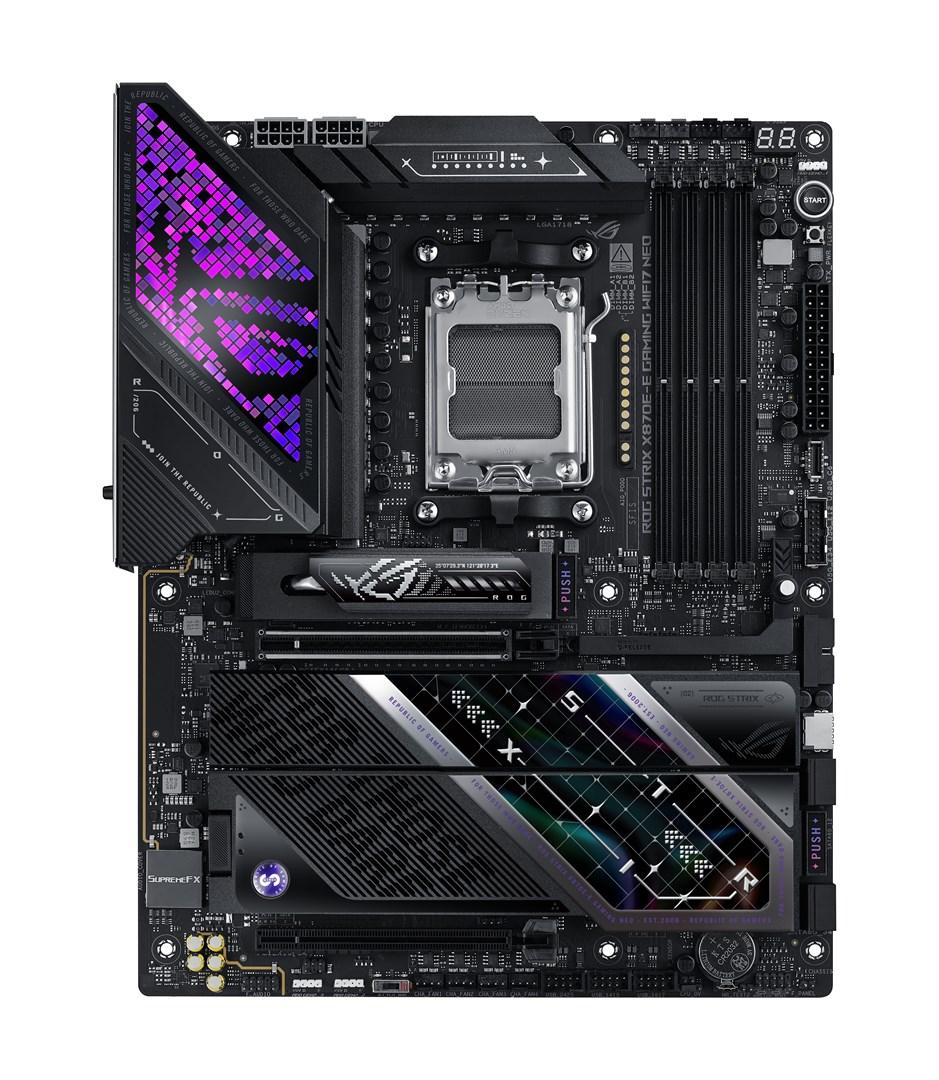 ASUS ROG Strix X870E‑E Gaming WiFi 7 Neo - AMD X870E AM5 ATX bundkort billede