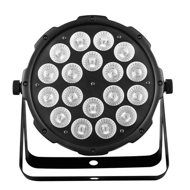 Light4Me HEXO PAR 18x12W RGBWA-UV - scenelys/spot til studie