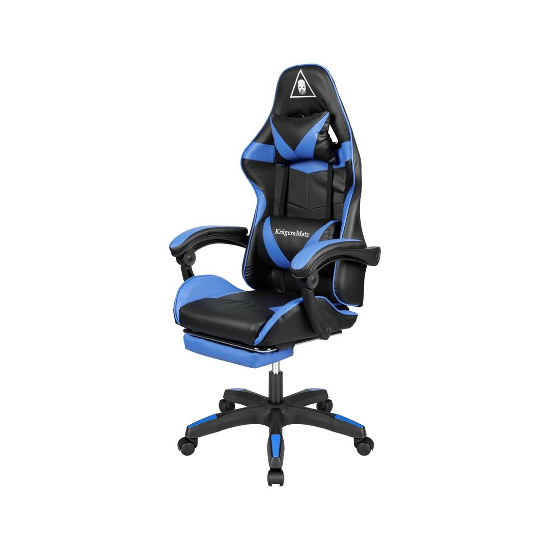 Kruger & Matz GX-150 gamer stol – sort/blå