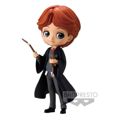 Bandai Q Posket - Ron Weasley med Scabbers figur