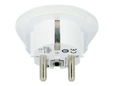 SKROSS Country Adapter World to Europe - rejseadapter Type F, hvid billede
