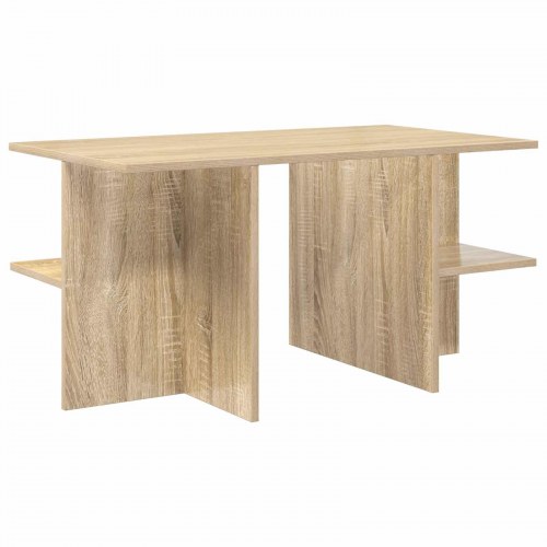 Sofabord Sonoma-eg 87 x 50 x 45 cm Konstrueret træ