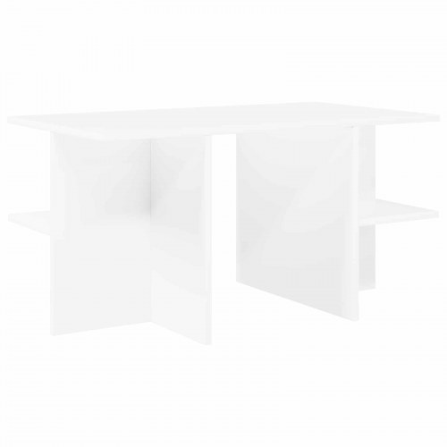 Sofabord Hvid 87 x 50 x 45 cm Konstrueret træ