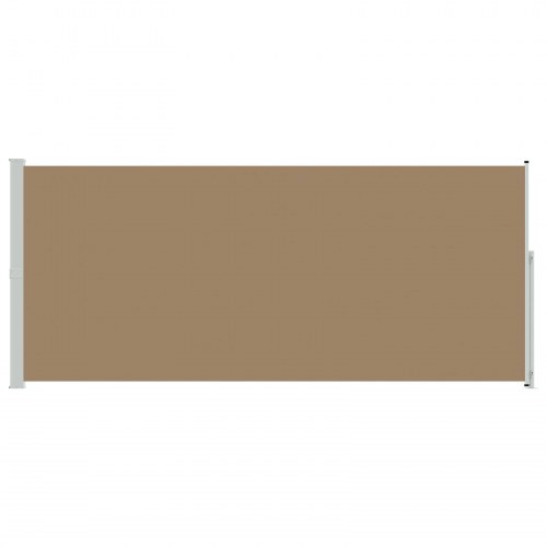 Udtrækkelig sidemarkise - gråbrun 300 × 180 cm i polyester