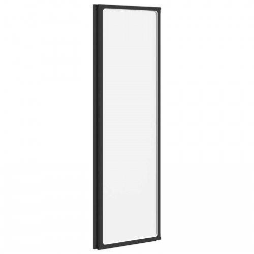 Foldbart bruseforhæng Sort og Fuldfroste 132 x 2 x 140 cm