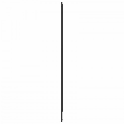 Foldbart bruseforhæng Sort og Fuldfroste 132 x 2 x 140 cm