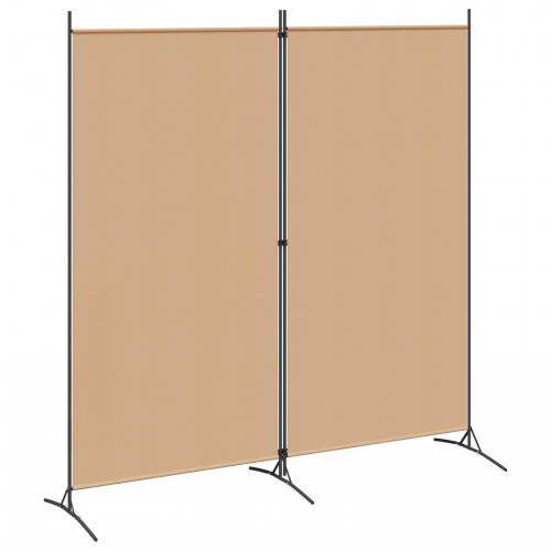 2-panels rumdeler i stof - beige, 175 × 180 cm